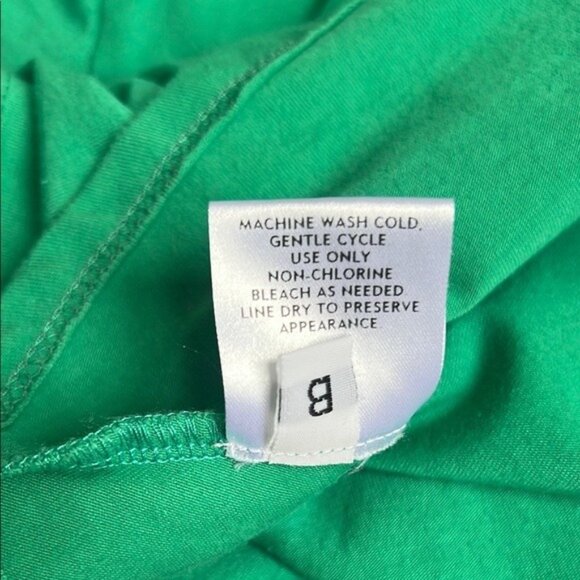 Eileen Fisher V Neck Knee Length Sleeveless Dress in Green Size S - Picture 7 of 7